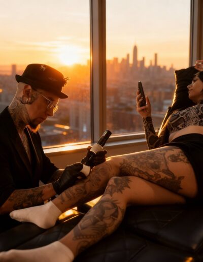 Julián Gonzalez Artis Tattoo Professional Working