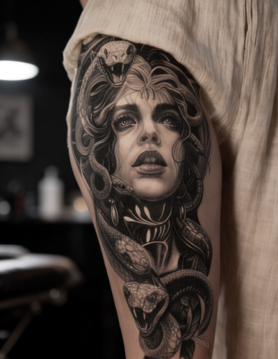 jellyfish tattoo by Julián Gonzalez