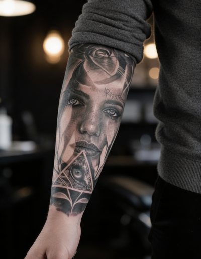 Tattoo the soul blossoms by Julián González