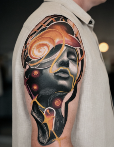 Tattoo art, introspection, Julian Gonzalez